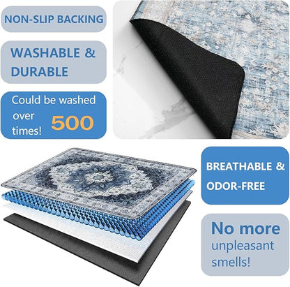 Washable Pee Pads for Dogs 2 Pack, Absorbent Reusable Puppy Pads Waterproof, Leakproof &amp; Non-Slip Whelping Pad, Potty Training Pads for Dogs Playpen Mat 24x36