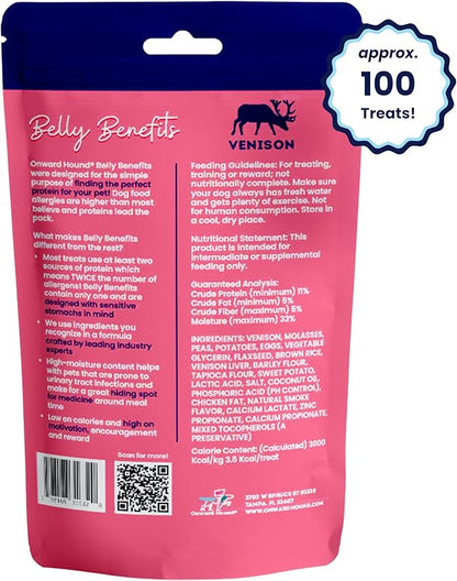 Training Treats for Dogs - Soft Venison - Low Calorie Dog Training Treats for Sensitive Stomachs with Single Source Premium Protein, Corn Free, &amp; Soy Free Formula - 4 oz