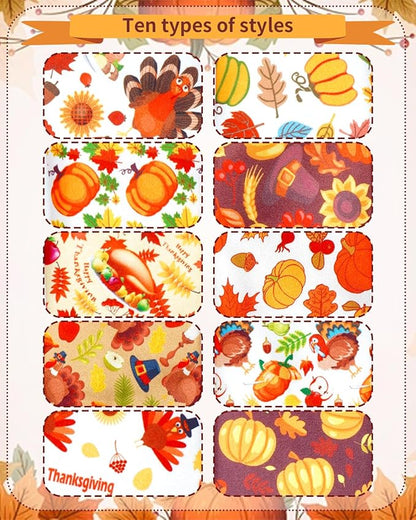PET SHOW 10 Pack Thanksgiving Dog Ties Neckties for Large Medium Dogs Adjustable Holiday Grooming Accessories Neck Ties Bowties Girl Boy Pets Festival Costumes Puppy Party Gift Favor(Medium)