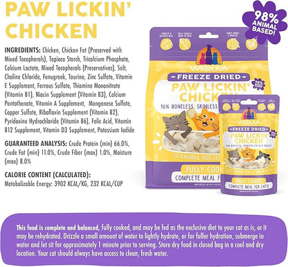 Weruva Cat Freeze Dried, Paw Lickin&