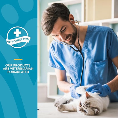 NaturVet –Quiet Moments Calming Aid for Cats Plus Melatonin – 60 Soft Chews – Helps Reduce Stress &amp; Promote Relaxation – Great for Storms, Fireworks, Travel &amp; Grooming