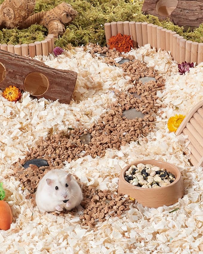 Niteangel Hamster Snack &amp; Treats Toy - Small Animal Natural Treat for Dwarf Syrian Robo Hamsters Gerbils Mice Lemmings Degus or Other Small-Sized Pets