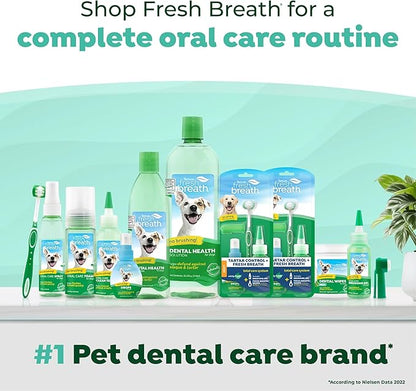 TropiClean Fresh Breath Cat Toothpaste for Teeth Cleaning, Breath Freshener, Easy to Use Plaque &amp; Tartar Remover Gel, No Toothbrush Needed, 2oz.