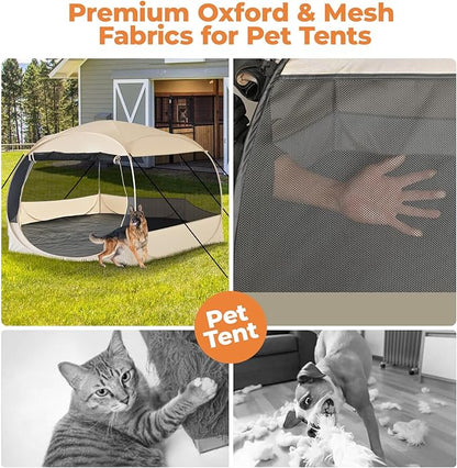 EighteenTek XXLarge Popup Portable Dog Houses, 10&