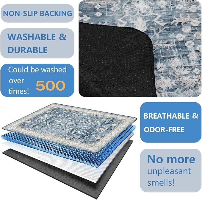 Washable Pee Pads for Dogs 2 Pack, Absorbent Reusable Puppy Pads Waterproof, Leakproof &amp; Non-Slip Whelping Pad, Potty Training Pads for Dogs Playpen Mat 24x36