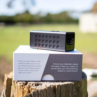 Equine Eye Voyager - Wireless Horse Trailer Camera – Live Video to Your Mobile with Night Vision, Audio - 8 Hours Battery Life - No Cell Signal Needed - Compatible with iPhone &amp; Android Devices