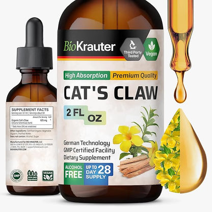 BIO KRAUTER Cats Claw Tincture - Vegan Cat&