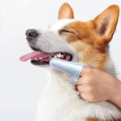 H&amp;H Pets Disposable Finger Toothbrush Dental Dry Wipes for Dogs &amp; Cats -Ultra Soft, Fragrance Free, Hypoallergenic, 60 Count