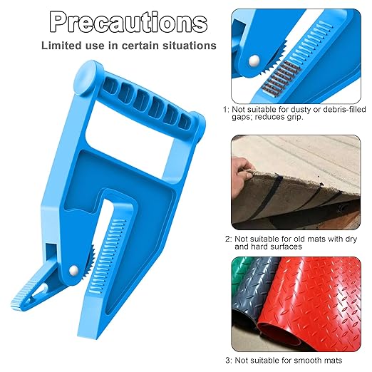 Pair of Mat Movers Tool - Mat Grippers - Heavy Duty Stall Mat Handlers for Horse Mat, Gym Mat, Trailer Mat &amp; Rubber Mats -Ergonomic Mat Puller Perfect for Barn &amp; Home, Durable and Save Time