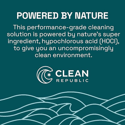 Clean Republic All-Purpose Cleaner, Daily Use Cleaning Spray for Kitchens, Bathrooms, and More, 32 Fluid Ounce Bottle, 2-Pack