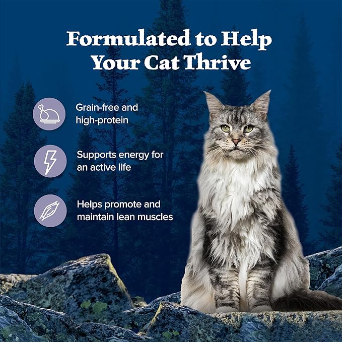Blue Buffalo Wilderness Natural Wet Cat Food Paté, High-Protein &amp; Grain-Free Recipe, Chicken, 5.5-oz. Cans (24 Count)