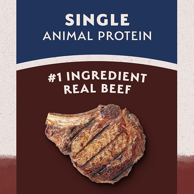 Natural Balance Limited Ingredient Adult Dry Dog Food with Healthy Grains, Beef &amp; Brown Rice Recipe, 24 Pound (Pack of 1)