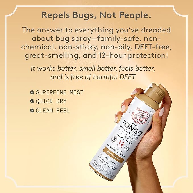 Insect Repellent Variety Pack, 12-Hour Mosquito &amp; Tick Protection, Picaridin-Based, Water-Based, Lightweight, Quick-Drying, DEET Alternative, Face &amp; Body Use, 3 Pack