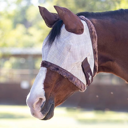 Kensington Signature Fly Mask w/Plush Fleece &amp; Ears w/Forelock Hole Size