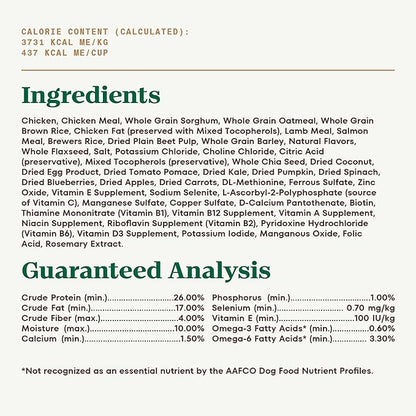 Nutro Ultra Adult Small Breed Dry Dog Food, Chicken, Lamb and Salmon Protein Trio, 22 lb Bag