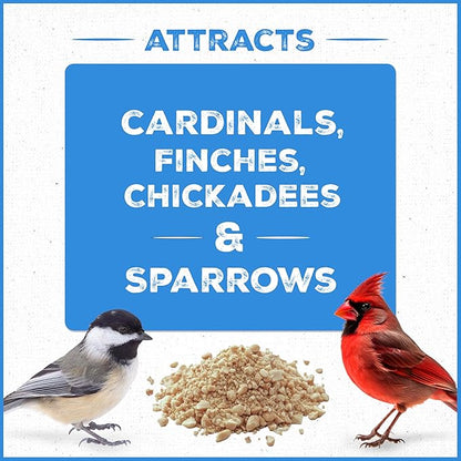 Pennington Select Chips &amp; Bits Wild Bird Seed for Outside Feeders, High-Protein, No-Hull &amp; No-Waste, Sunflower Chips &amp; Peanut Bits Attract Songbirds,15-lb. Bag