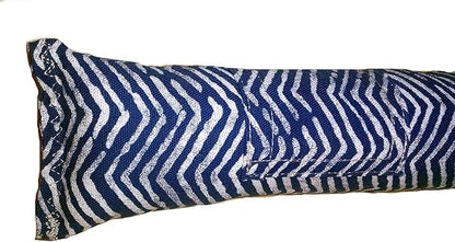 15" Catnip Kitty Kicker Toy With Refillable Catnip Pocket (Blue 