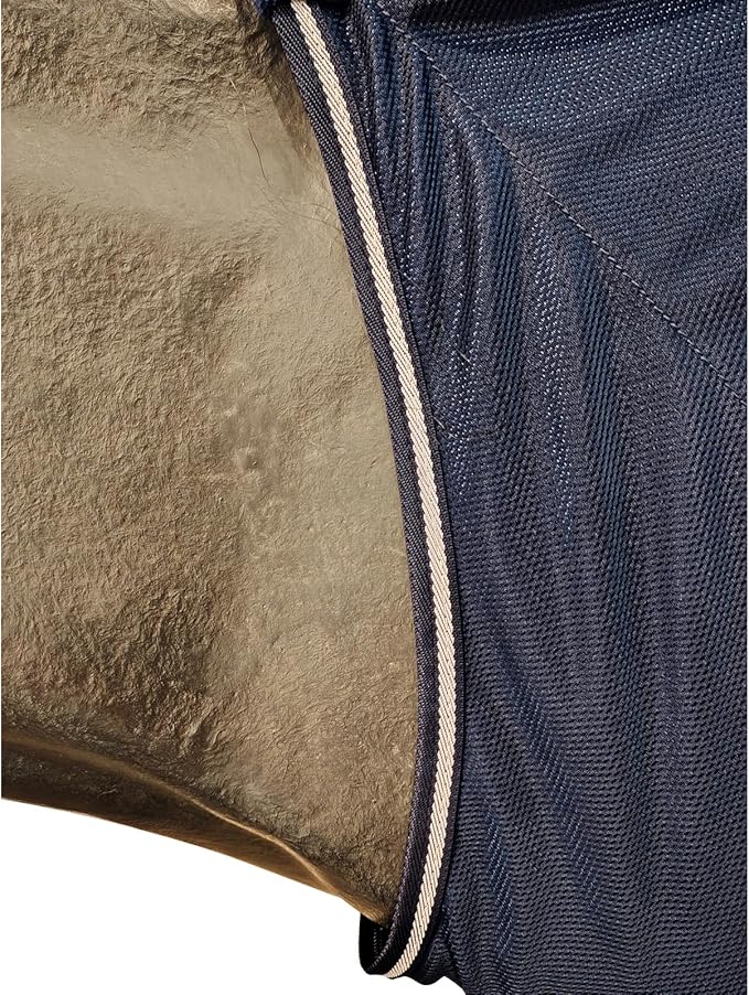 BARN &amp; STABLE Breathable and Tear-Resistant Horse Fly Sheet with UV Protection Equine Summer Sheet Horse Fly Blanket with Removable Web Leg Straps