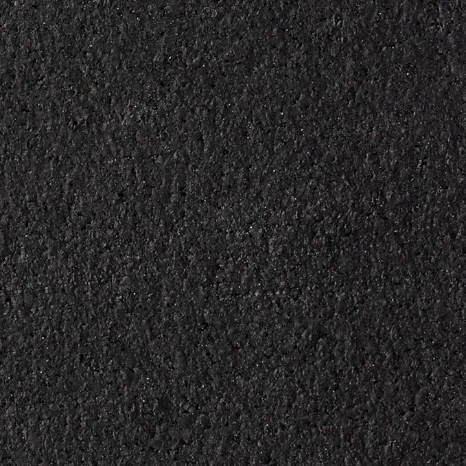 Genaflex Rubber Gym Floor Mat - 8mm Thick - Heavy Duty Commercial Protective Gym Flooring Roll (Black, 4&