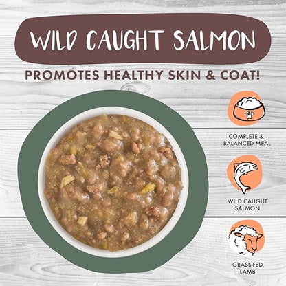 Weruva Classic Cat Stews!, Stir The Pot with Lamb, Chicken &amp; Salmon in Gravy, 3oz Pouch (Pack of 12)
