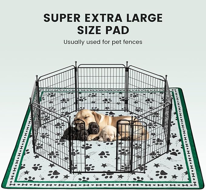 Gardner Pet Washable Dog Pee Pads, 72&