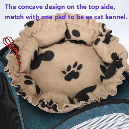 PetDogCatDrying Box Waterproof Anti-Hair Flying Portable Cat Cage Kennel Portable Foldable Cat Drying Room Pet Dry Room Pet HairDryerClean Grooming House Dryer Cage for Cats/Dogs (Trapezoid Purple)