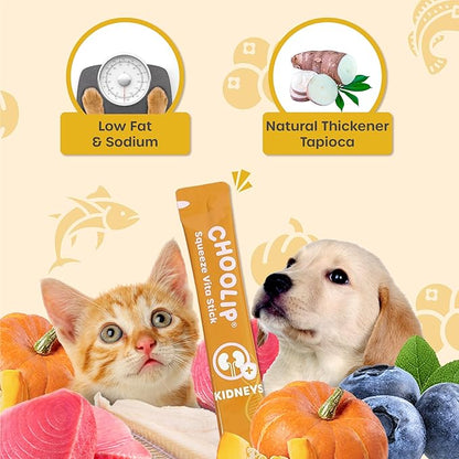 Bundle | Kidney + Brain Pouches. 14 Squeeze Vita Sticks (7 Kidney + 7 Brain) with Essential multivitamins. [Both Products are for Cats &amp; Dogs of All Life Stages]