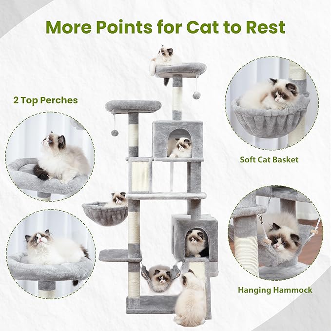 Cat Tree for Indoor Cats, 71&