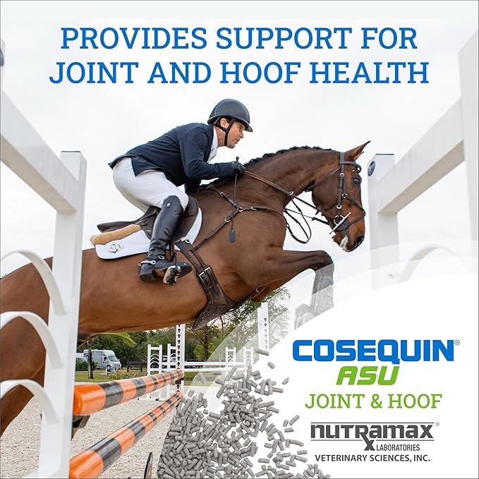 Nutramax Laboratories Cosequin ASU Joint &amp; Hoof Pellets Joint Health Supplement for Horses - Pellets with Glucosamine, Chondroitin, MSM, and Biotin, 1200 Grams