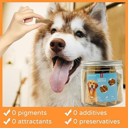 Dog Fish Treats Cod Made with Premium Natural Norwegian 100% Real Cod Fish Bones &amp; Meat Healthy Crunchy Biscuits for Dogs High Protein Grain-Free All-Natural Pet Snack