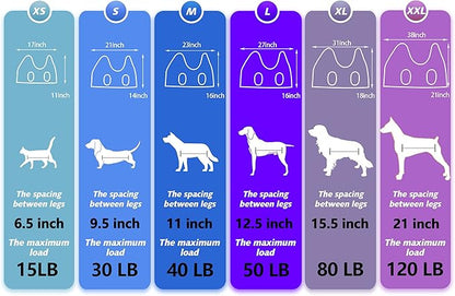Dog&amp;Cat Grooming Hammock - Pet Harness for Grooming Nail Trimming (XS 15lb), Dog Sling for Nail Clipping, Dog Hanging Holder for Cutting Nail with Nail Clippers