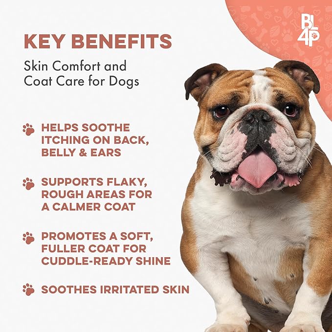 Mange Treatment for Dogs, Natural Dog Itching Skin Relief for Demodectic &amp; Puppy Mange, Mites, Canine Scabies, Helps Dogs Skin Irritation, Hot Spots, Hair Loss, and Canine Dandruff, 400 Odorless Pills