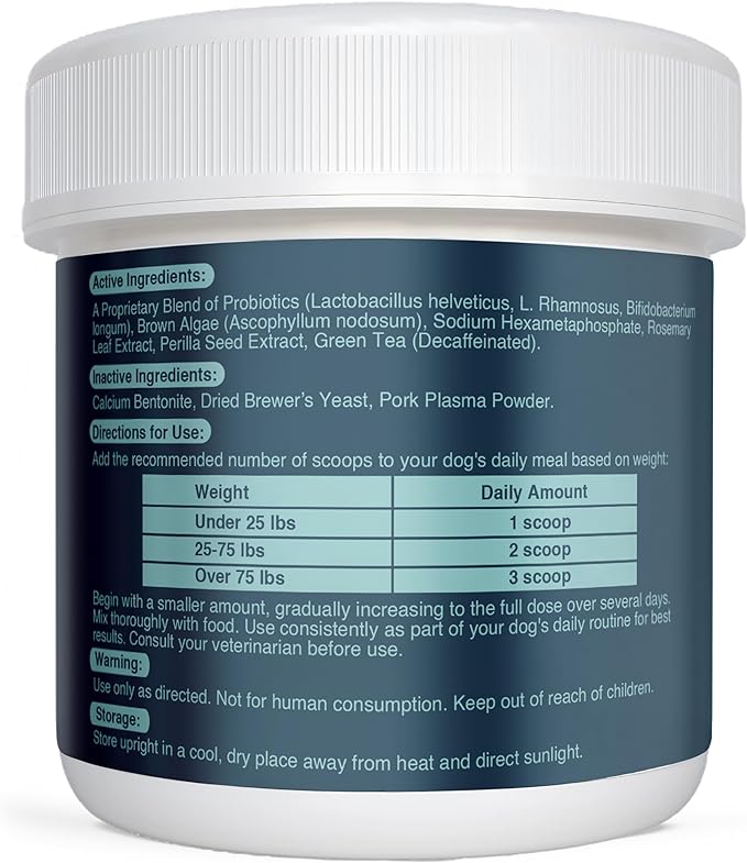 NOVEHA Pet Dental Powder | Vet-Approved Oral Care for Dogs &amp; Cats | Natural Plaque Remover for Dogs Fresh Breath Formula | Easy Teeth Cleaning for Daily Use (2 - Packs)