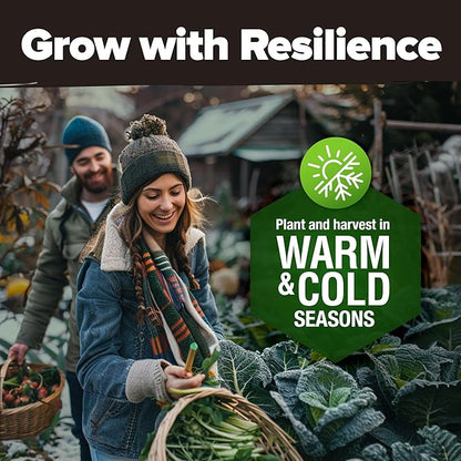 HOME GROWN 𝗨𝗦𝗔 𝗣𝗥𝗘𝗠𝗜𝗨𝗠 15 Heirloom Vegetable Seeds 7,000+ 𝗡𝗢𝗡-𝗚𝗠𝗢 Seeds for Planting, Survival Garden Pack for Preppers, Emergency Bugout Gear, Indoor Outdoor Vegetable Gardening Kit