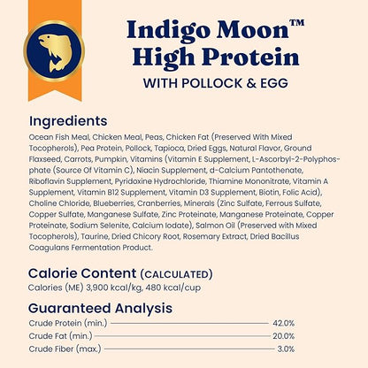 Solid Gold High Protein Dry Cat Food - Grain Free &amp; Gluten Free Alaskan Pollock Cat Dry Food w/Probiotics for Gut Health &amp; Digestion - High Fiber &amp; Omega 3 - Low Carb Superfood Kibble - All Ages-12LB