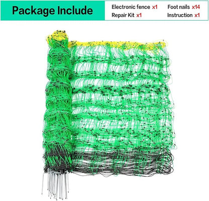 Electric Fence Netting, 49.6" H x 164&