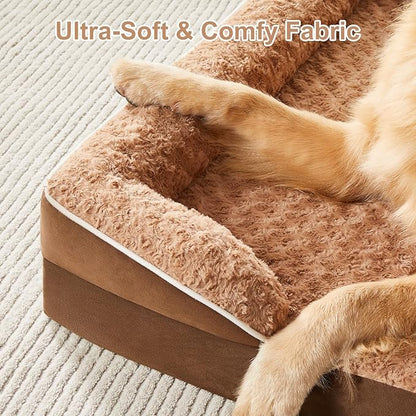 WNPETHOME Dog Beds for Large Sized Dogs, Washable Orthopedic Dog Couch Sofa Bed with Waterproof Lining &amp; Non-Skid Bottom for Pet Sleeping