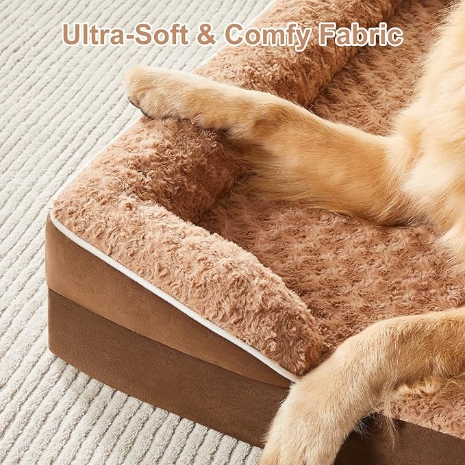 WNPETHOME Dog Beds for Large Sized Dogs, Washable Orthopedic Dog Couch Sofa Bed with Waterproof Lining &amp; Non-Skid Bottom for Pet Sleeping