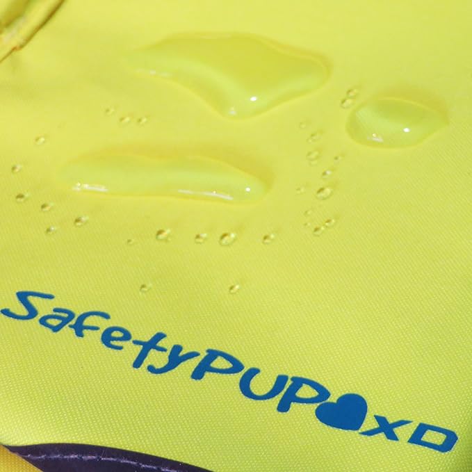 Dog Reflective Vest – Hi-Vis Fluorescent Visibility That Helps to Safeguard Your Pet On/Off Leash in Urban &amp; Rural Areas (Yellow, X-Small)