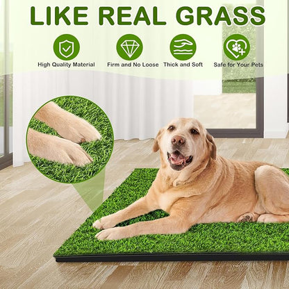 Dog Grass Pad with Tray, 34&