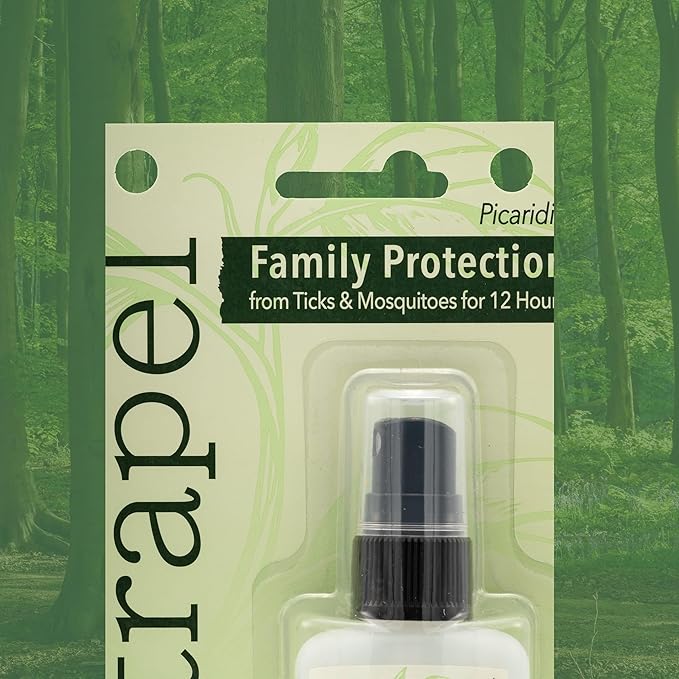 Natrapel Tick &amp; Insect Repellent - Bug Spray with 20% Picaridin - Family Protection Against Mosquitoes, Ticks &amp; More - Up to 12 Hours of Protection - 1 oz (4 Pack)