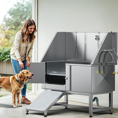 DWVO Professional Pet Dog Bathing Station for Grooming, 50&