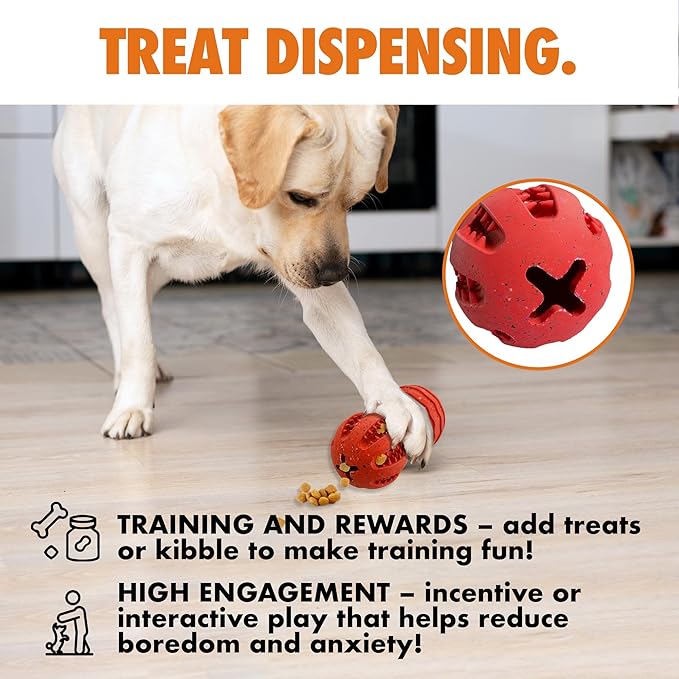 Max Fusion with Nike Grind, Dog Chew Toy, Arlee Weeble Treat Dispensing Toy for Dogs, Durable &amp; Interactive for Pets, L