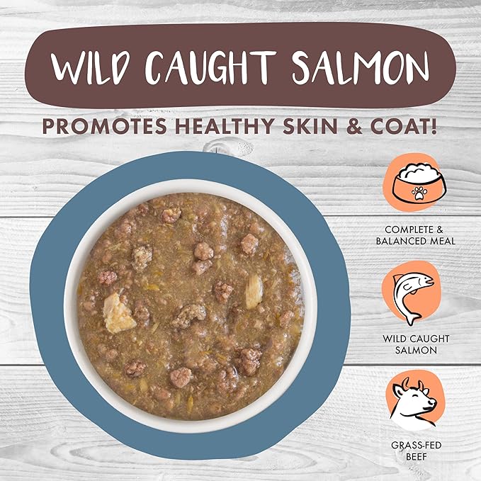 Weruva Classic Cat Stews!, Kettle Call with Beef, Chicken &amp; Salmon in Gravy, 3oz Pouch (Pack of 12)