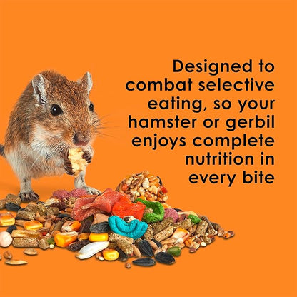 Kaytee Fiesta Hamster &amp; Gerbil Food, Nutritious and Fun Blend, Supports Dental Health and Digestion, 4.5 pounds