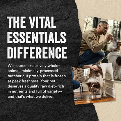 Vital Essentials Chicken Breast Dog Treats, 3.75 oz | Freeze-Dried Raw | Single Ingredient | Premium Quality High Protein Training Treats | Grain Free, Gluten Free, Filler Free