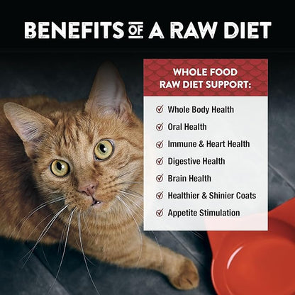 Northwest Naturals Freeze-Dried Beef &amp; Trout Cat &amp; Kitten Food, Bite-Sized Nibbles, Healthy, Limited, Human-Grade Ingredients, All-Natural, High-Protein Raw Diet, Complete &amp; Balanced, Grain-Free 11 oz