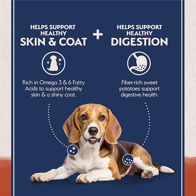 Natural Balance Limited Ingredient Adult Grain-Free Dry Dog Food, Salmon &amp; Sweet Potato Recipe, 4 Pound (Pack of 1)