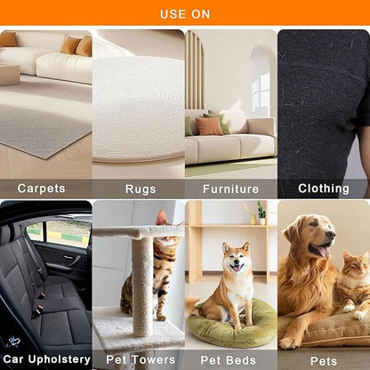 Pet Hair Removal Glove for Dogs &amp; Cats, Newly Upgraded Reusable Electrostatic Pet Hair Gloves, Pet Hair Remover Tool for Clothing, Couch, Carpet, Car Seat(1pcs)