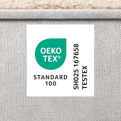 TOWN &amp; COUNTRY EVERYDAY CuddleTown Comfy Solid Bolster Sofa Pet Bed, Supportive &amp; Calming Egg Crate Foam, Non-Slip Bottom, Machine Washable Cover, Grey, Medium 28"x23"x8"